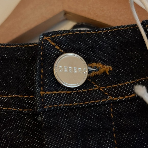 Womens Authentic Iceberg Jeans - embroidered design waist 27 inch NWT - Picture 3 of 11